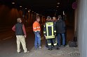 Einsatz BF Koeln Tunnel unter Lanxess Arena gesperrt P9807